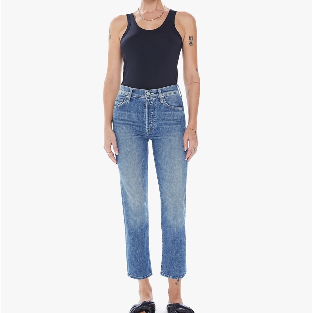 MOTHER Denim, TOMCAT kneeling on stones wash. Worn just a few times.